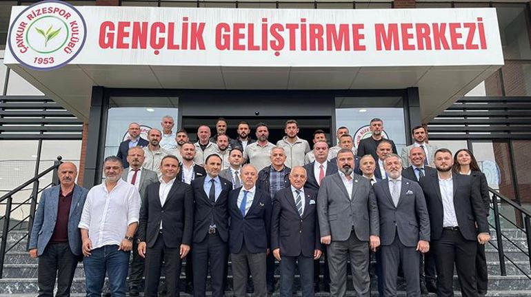 TFF Başkanı Mehmet Büyükekşiden Çaykur Rizespora ziyaret