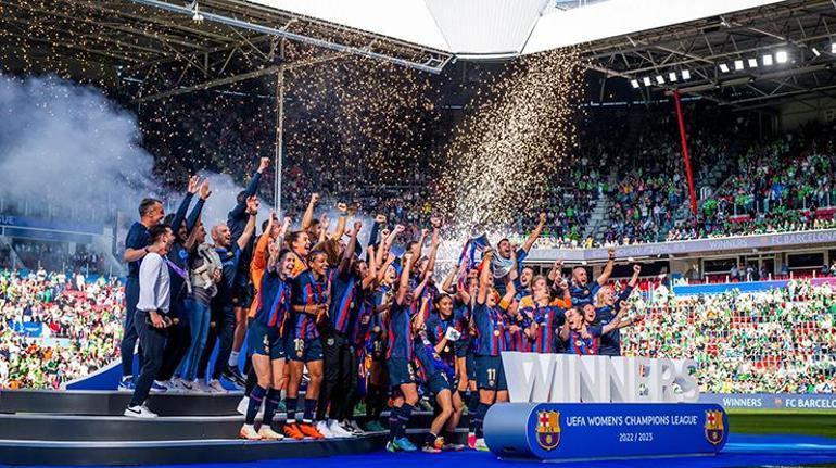 Kadınlar Şampiyonlar Liginde kupa Barcelonanın Muhteşem geri dönüş...