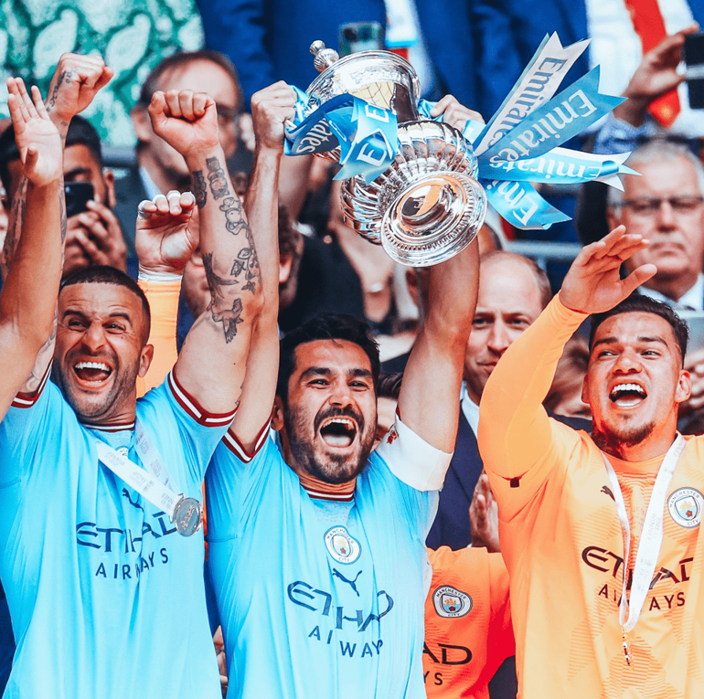 İlkay Gündoğan tarihe geçti Manchester City, 7. kez FA Cup şampiyonu...
