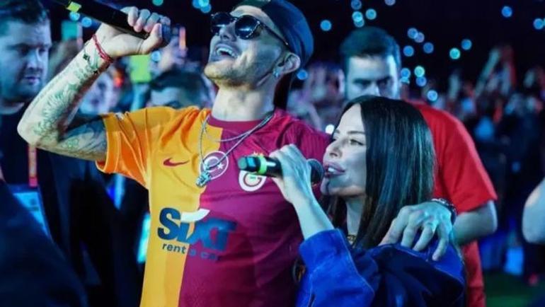 Galatasarayda şampiyonluk kutlamasında Icardi görüşmesi Bizzat Dursun Özbek...