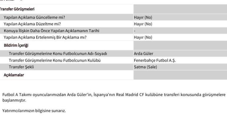 Resmen açıklandı | Arda Güler Real Madridde İşte maliyeti