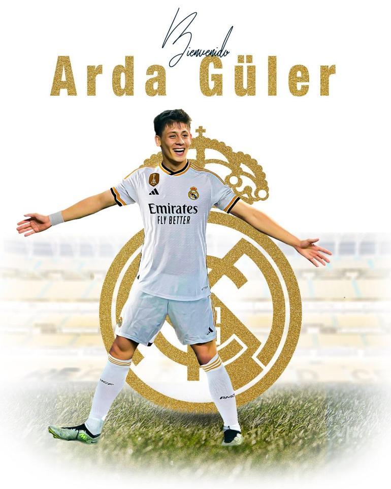 Vallejodan bir fedakarlık daha Arda Gülerin Real Madriddeki forma numarası belli oldu