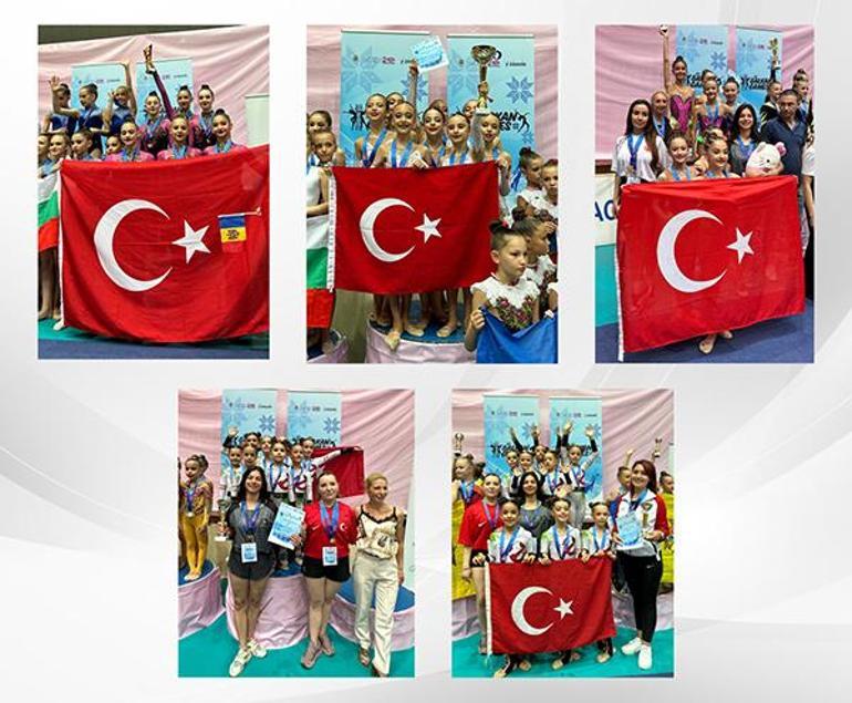 İstanbullu cimnastikçiler 5 ödül aldı