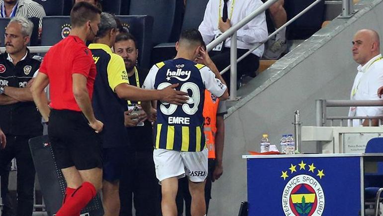 Fenerbahçede Emre Mor şoku yaşanıyor Sakatlandı, girmesiyle çıkması bir oldu...