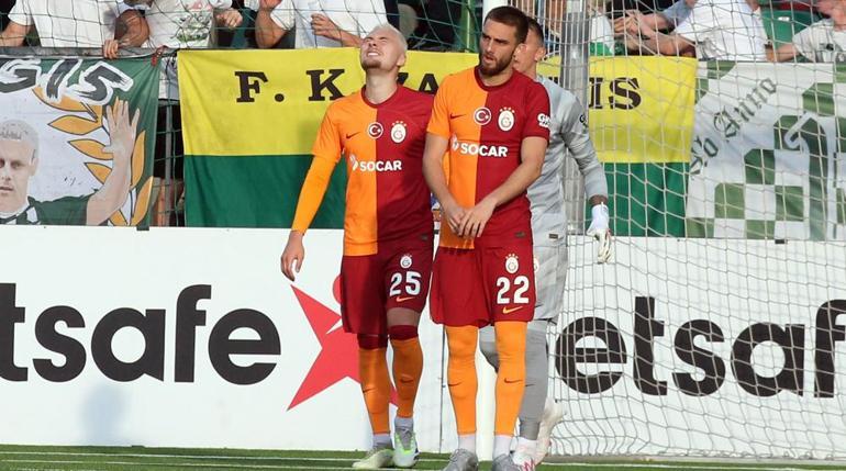 Galatasarayda Zalgiris maçının rövanşı uçakta başladı Okan Buruktan oyuncularına özel konuşma...