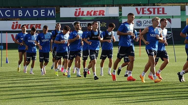 AEK Atina ile hazırlık maçına çıkacak olan Trabzonspor, çalışmalarını tamamladı