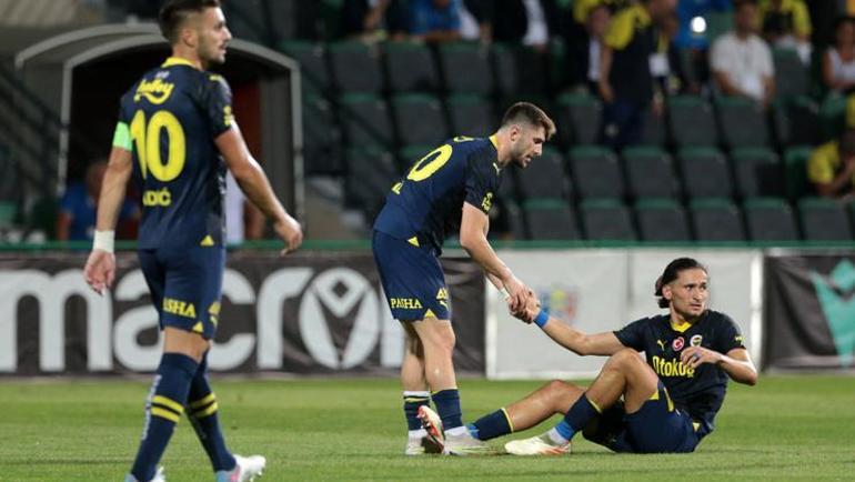 Fenerbahçede Miguel Crespo, Zimbru maçına devam edemedi