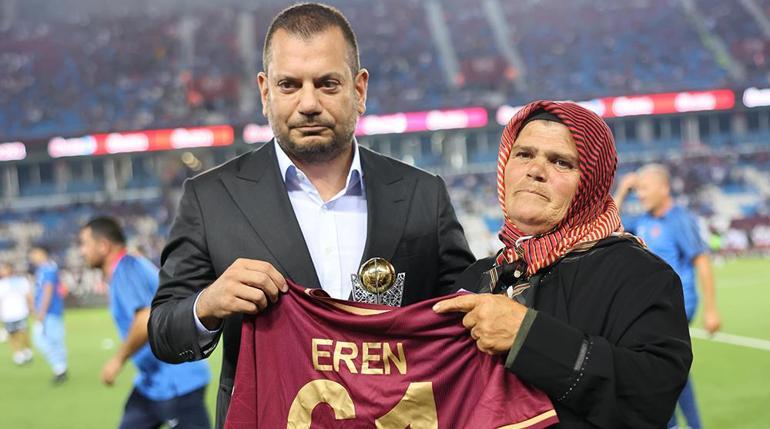 Trabzonspor, Şehit Eren Bülbül ve Ferhat Gedik ile Emir Yuşa’nın ailelerini misafir etti