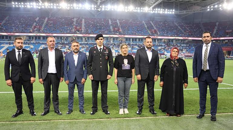 Trabzonspor, Şehit Eren Bülbül ve Ferhat Gedik ile Emir Yuşa’nın ailelerini misafir etti