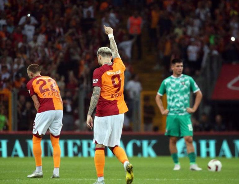 Galatasarayda Icardi golle döndü Taraftar çıldırdı