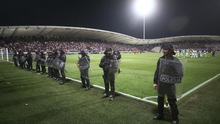 Maribor - Fenerbahçe maçında çıkan olaylar Avrupanın da gündemine oturdu