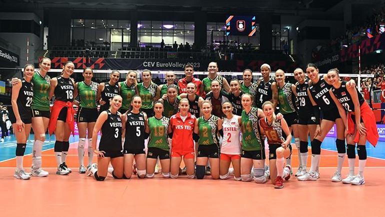 Filenin Sultanları, Avrupa Şampiyonası’nda 2de 2 yaptı Türkiye-Azerbaycan voleybol maç sonucu: 3-0