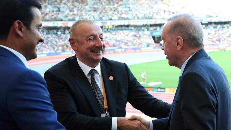 Cumhurbaşkanı Erdoğan, Budapeştede Dünya Atletizm Şampiyonasını takip etti
