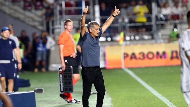 Beşiktaş Teknik Direktörü Şenol Güneş: Avantajlıyız ama turu henüz geçmedik
