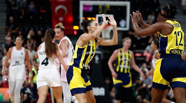 Fenerbahçe Alagöz Holding - LDLC ASVEL Feminin maç sonucu: 109-52 | Kadın basketbolda Süper Kupa Fenerbahçenin