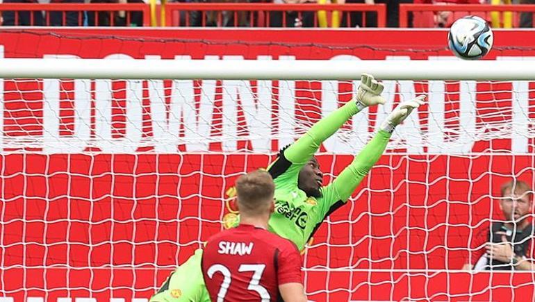 Andre Onana, Manchester United-Brentford maçına da damga vurdu