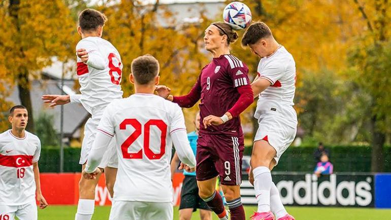 Letonya-Türkiye maç sonucu: 2-1 (ÖZET) Ümit Milli Futbol Takımı deplasmanda kayıp