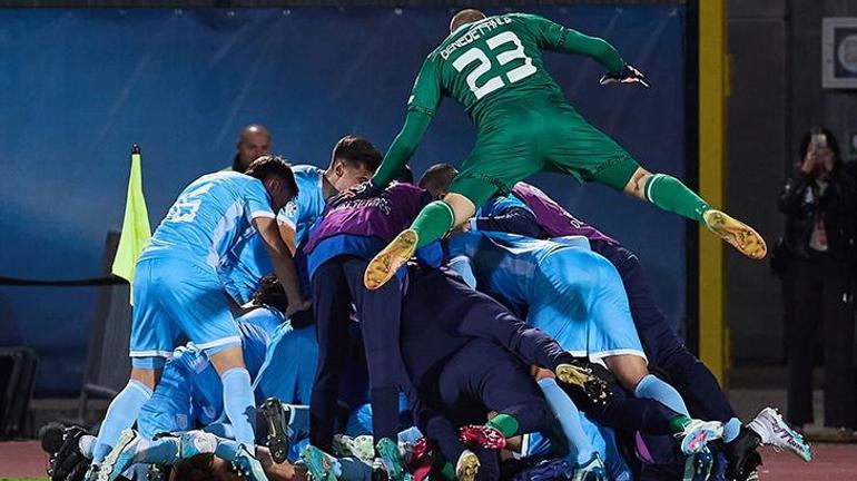 San Marino tarih yazdı Dünyanın konuştuğu gol, adeta 2 yıl sonra...