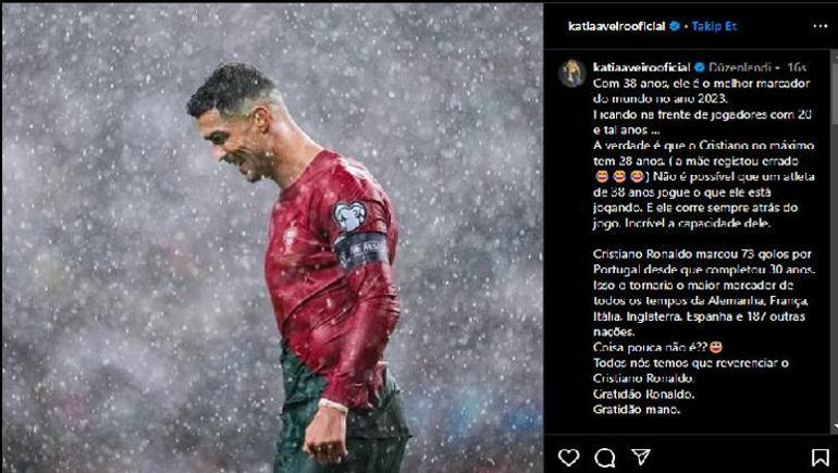 Ronaldonun ablası Katia Aveirodan sürpriz açıklama: Gerçek şu ki Cristiano 28 yaşında...