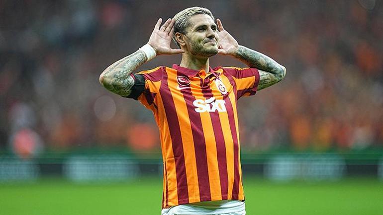 Galatasarayda Mauro Icardi tarihe geçti Yine derbi, yine sahnede...