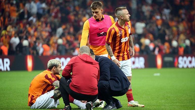 Galatasarayda Mauro Icardi endişesi Derbi sonrası camiayı korkutan görüntü...
