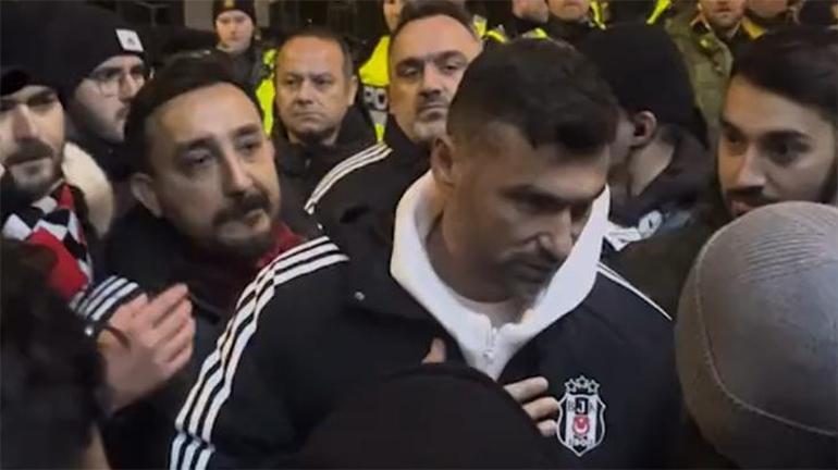Beşiktaşlılar isyan etti Burak Yılmaz taraftarla konuştu