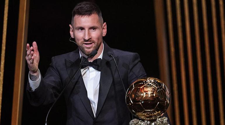 Ballon dOr 2023 sahibini buldu Lionel Messi, 8. kez en iyisi...