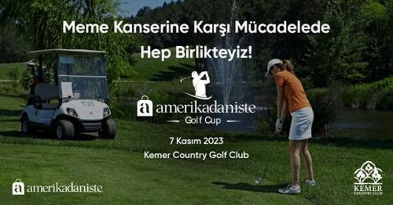 Amerikadaniste, Meme Kanseri Farkındalığı için ilk kez Kemer Country Club Ev Sahipliğinde Golf turnuvası düzenliyor