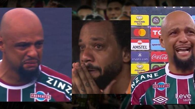 Fluminense şampiyon oldu, Felipe Melo gözyaşlarını tutamadı Tarihte bir ilk...