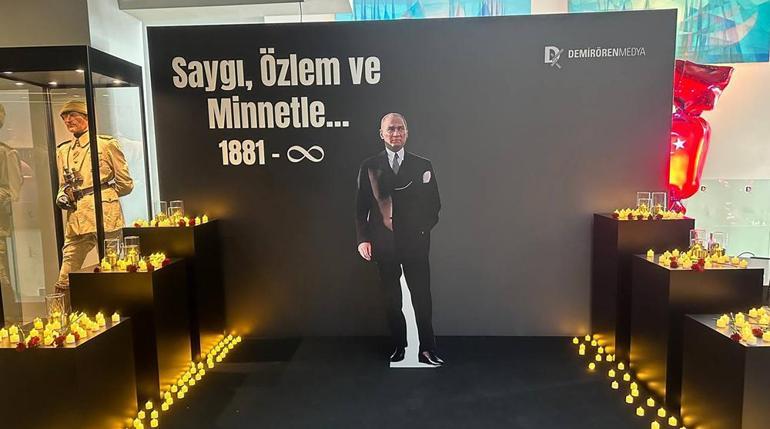 Demirören Medyada Ulu Önderimiz Mustafa Kemal Atatürk için anma töreni