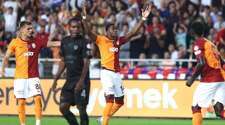 Galatasarayda Zaha seriye bağladı Ağustos 2022den bu yana ilk kez...