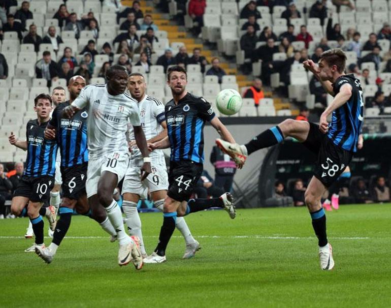 KARTAL ŞOKTA (ÖZET) Beşiktaş - Club Brugge maç sonucu: 0-5