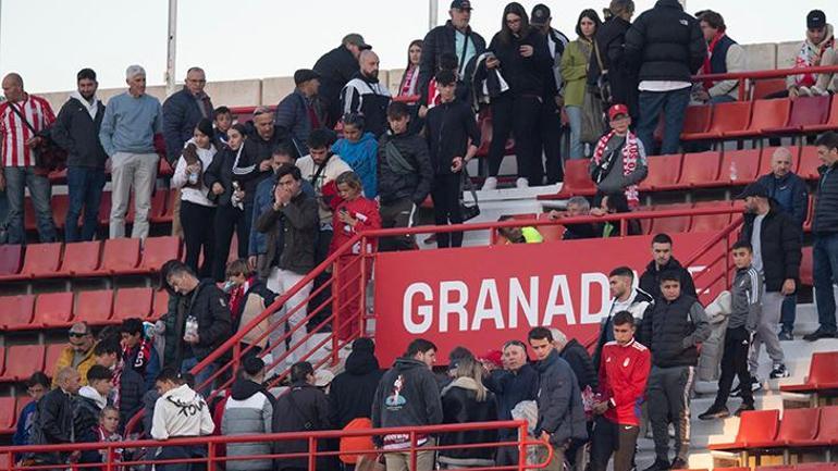 Granada - Athletic Bilbao maçında üzücü olay Taraftar hayatını kaybetti, müsabaka ertelendi
