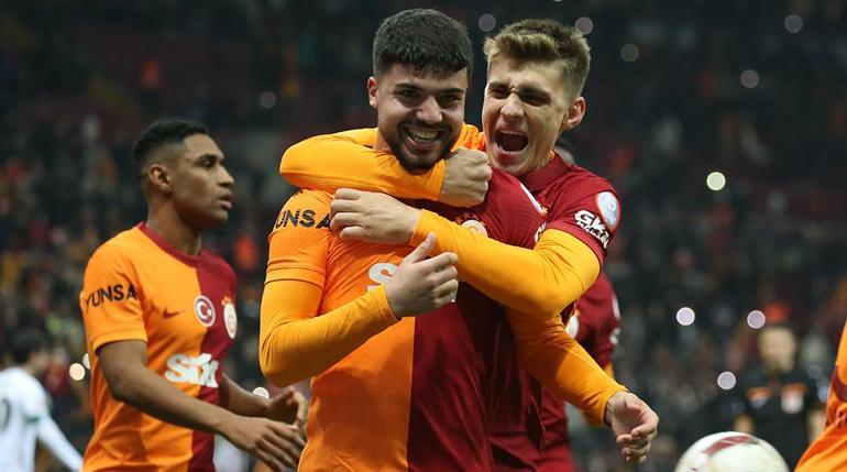 Galatasarayın genç yetenekleri sahada Eyüp Aydından ilk maçında ilk asist...
