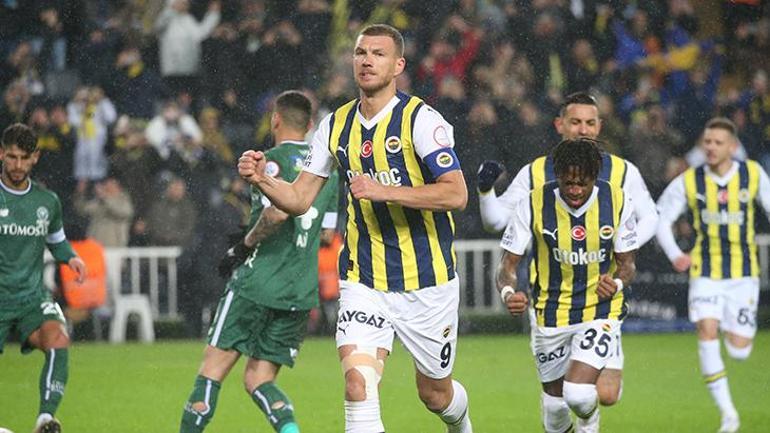 Fenerbahçede Edin Dzeko durdurulamıyor İnanılmaz performans