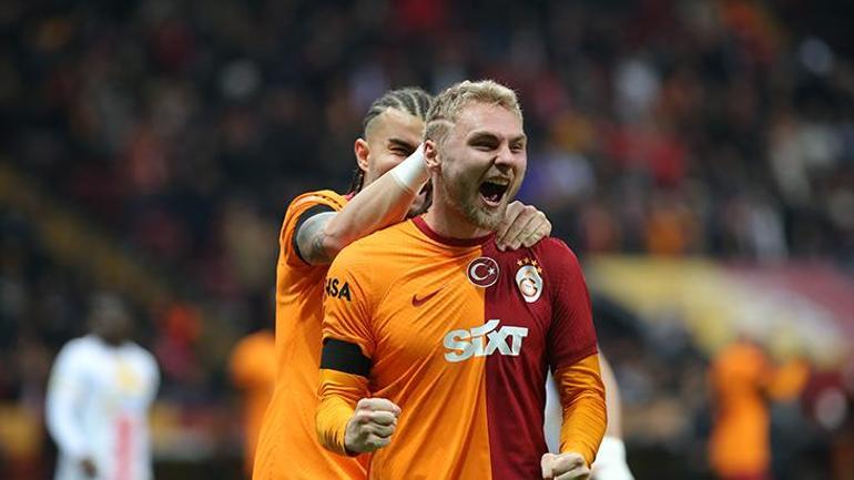 Galatasarayın golü iptal edildi, Okan Buruk çılgına döndü Kart gördü...