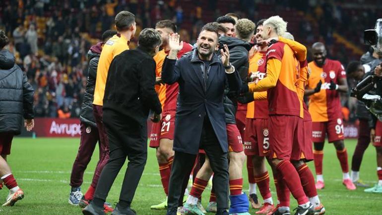 Galatasarayda rekorların adamı Okan Buruk Yine zirvede