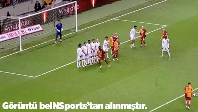Galatasaray-İstanbulspor maçında tartışma yaratan baraj mesafesi: Fenerbahçe-Fatih Karagümrük maçı da paylaşıldı