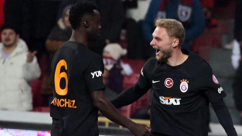 (ÖZET) ASLANDAN BEŞTE BEŞ Samsunspor - Galatasaray maç sonucu: 0-2