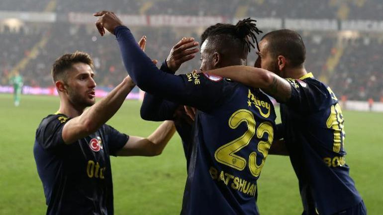 Fenerbahçede Michy Batshuayi durdurulamıyor Türkiye Kupasına damga vurdu
