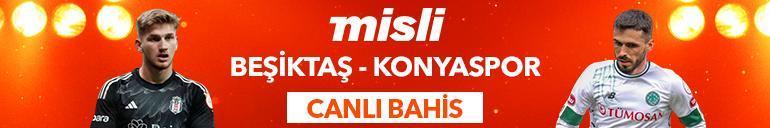 Beşiktaş - Konyaspor canlı bahis heyecanı Mislide