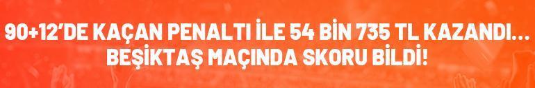 90+12’de kaçan penaltı ile 54 bin 735 TL kazandı… Beşiktaş maçında skoru bildi