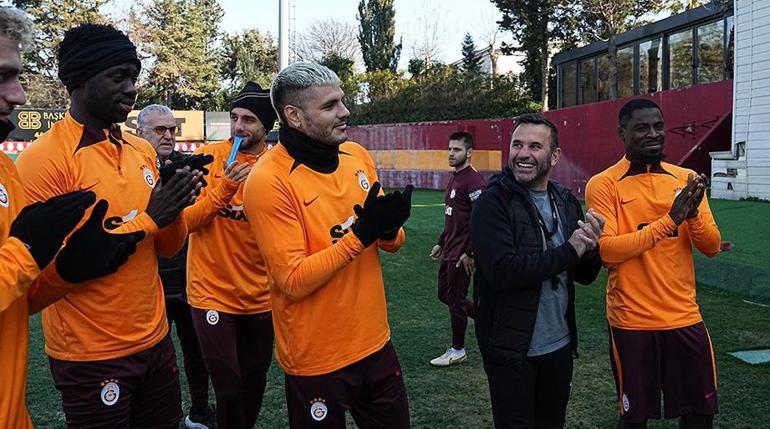 Galatasarayda Okan Buruk, çıtayı en tepeye koydu Antrenmanda iddialı sözler...