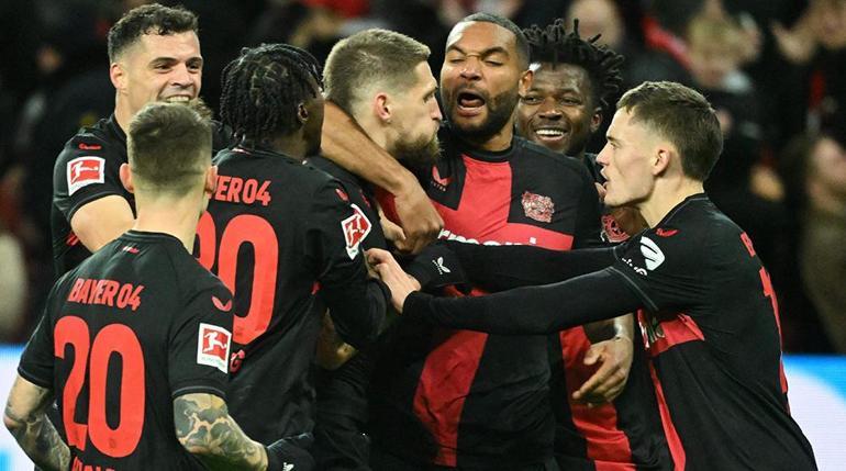 Mainzı 2-1 ile geçen Bayer Leverkusen, şampiyonluğa yürüyor Almanyada rekorun yeni sahibi...