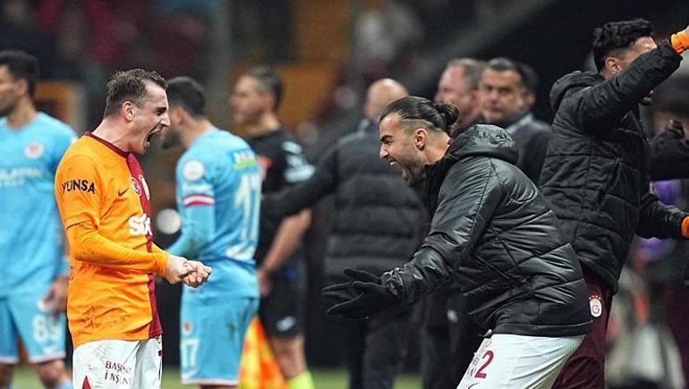 Galatasarayın yeni transferi Derrick Köhnden etkileyici performans: Sacha Boeyin sol ayaklısı
