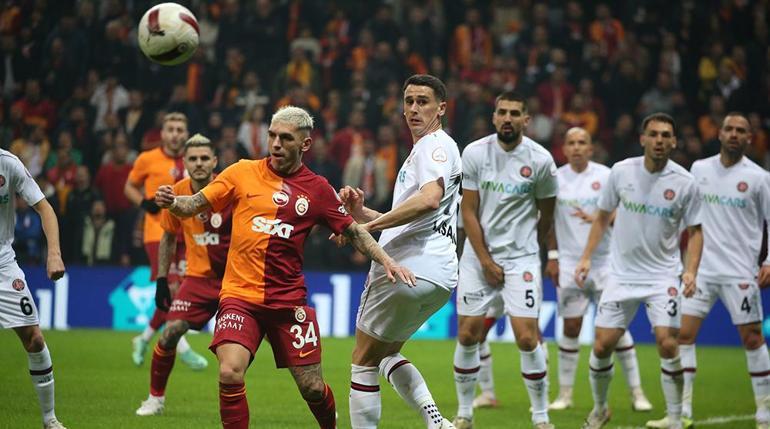 Galatasaraydan Beşiktaş maçı öncesi Fatih Karagümrük provası Hedef derbiye moralli gitmek...