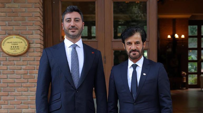 Cumhurbaşkanı Erdoğan ve FIA Başkanı Sulayem arasındaki görüşme heyecan yarattı: Yeniden Formula 1