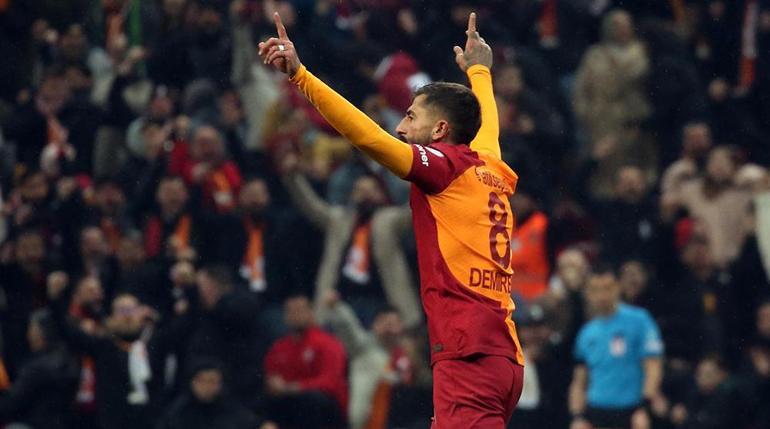 Galatasarayda Kerem Demirbay şov sürüyor Son 6 maçta 5. golü...