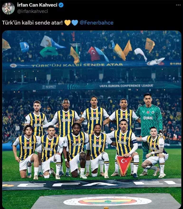 Fenerbahçe Olympaikos ile eşleşti İrfan Can Kahveciden olay paylaşım
