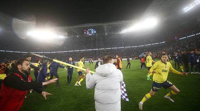 Trabzonspor-Fenerbahçe maçında sahaya giren maskeli taraftarla ilgili detaylar ortaya çıktı